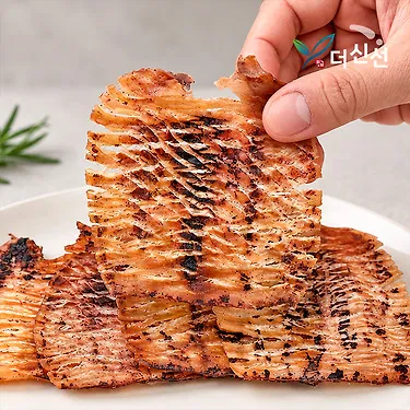 철판구이 맥반석 오징어 100g 6-9미