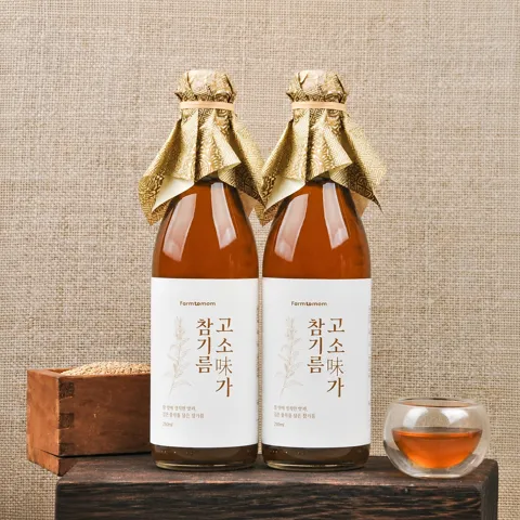 하루특가) 고소미가 참기름, 350ml, 2병