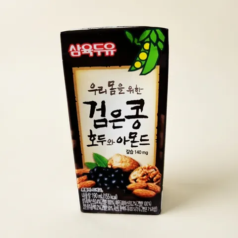 하루특가) 삼육두유 검은콩 호두와 아몬드, 190ml, 96개