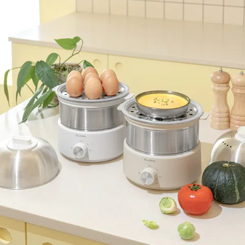 하루특가) 클래파 멀티 찜기 BES-131W, 화이트, 1개
