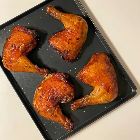 역대급특가) 떴닭 에어프라이어 치킨 자이언트 통다리, 1.3kg, 1개