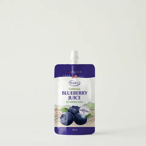 하루특가) 바이퀸 데일리 블루베리주스 100퍼센트, 100ml, 30포, 1박스