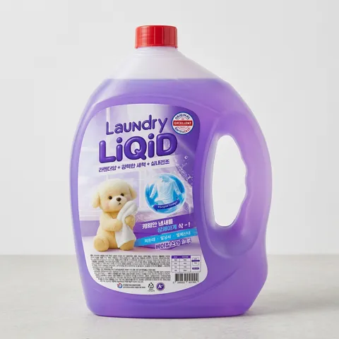 하루특가) 리퀴드 고농축 라벤더 세탁세제, 2.5L, 4개