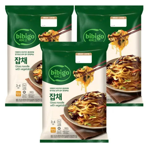 CJ 비비고 잡채 644G 3개
