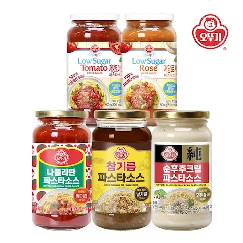 오뚜기 참기름/나폴리탄/순후추크림 파스타소스 3개 골라담기