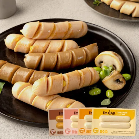 맛있는 닭가슴살 소시지 100g 4종 10팩+10팩 (총 20팩)