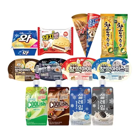 찰떡아이스 돼지바빵 설레임 외 아이스크림 24개 혼합구성