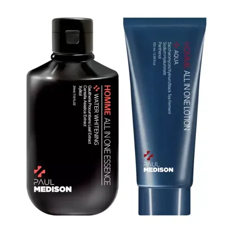 폴메디슨 옴므 워터화이트닝 올인원 에센스 211ml+폴메디슨 옴므 아쿠아 올인원 로션 100ml