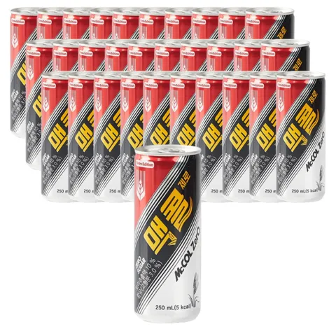 하루특가) 맥콜 제로, 250ml, 30개