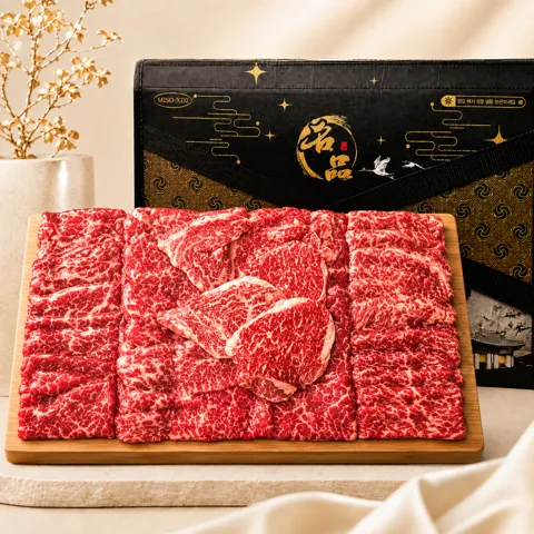 하루특가) 우화연 1++ 한우한판 선물세트, 1kg, 1개