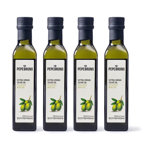 하루특가) 페페브루노 엑스트라버진 올리브오일, 250ml, 4개