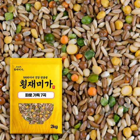 하루특가) 횡재미가 저당 파로 담은 7곡 혼합잡곡, 2kg, 1개