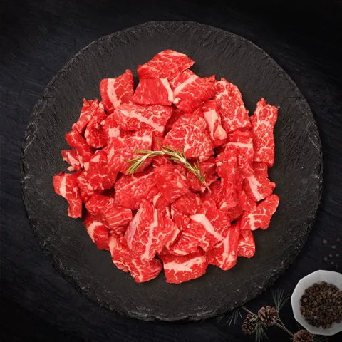 하루특가) 대구축산농협 팔공참한우 1++등급 국거리, 300g, 1개