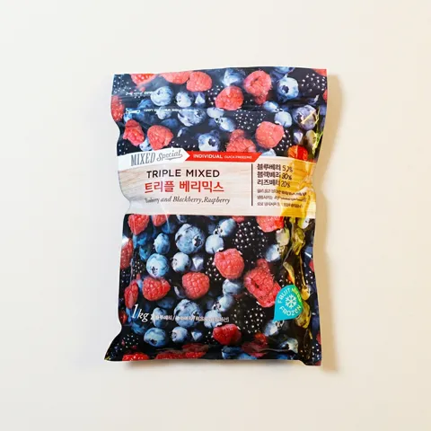 하루특가) 냉동 트리플 베리믹스, 1kg, 1개