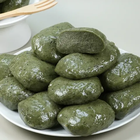 소소락 저당 쑥개떡 1kg (50g 20개입) 국내산 찹쌀, 해풍쑥, 개별포장