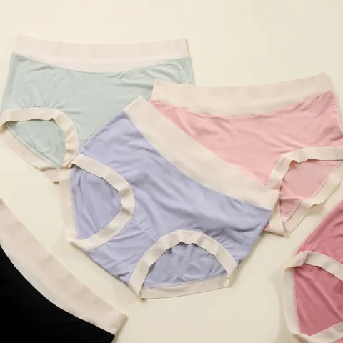 하루특가) 알뜰공식 심리스 투톤 모달 팬티 6종, 색상혼합, L, 1세트