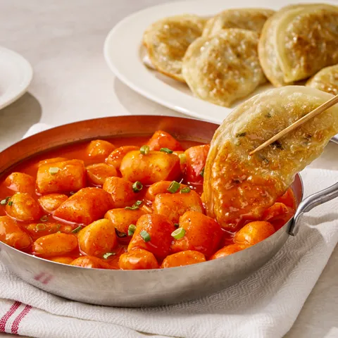 선착순특가) 마당두 당면만두, 300g, 1개 + 광진 쌀떡볶이, 200g, 1개 + 떡볶이 소스, 70g, 1개, 2세트