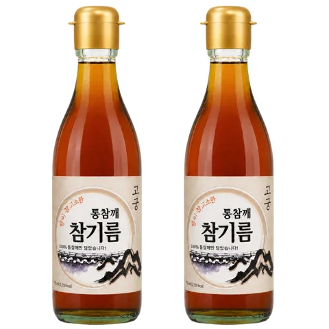 선착순특가) 고궁 통참깨 참기름, 350ml, 2개