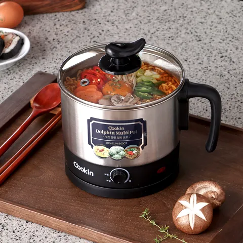 선착순특가) 키친플라워 쿠킨 돌핀 멀티 라면포트, 1.8L, 1개