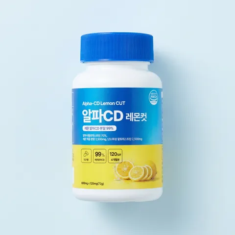 선착순특가) 알파CD 레몬컷, 120정, 2개