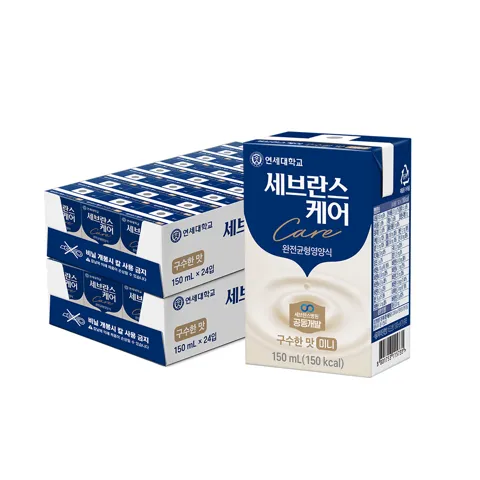 선착순특가) 세브란스케어 완전균형영양식 구수한맛 미니, 150ml, 48팩