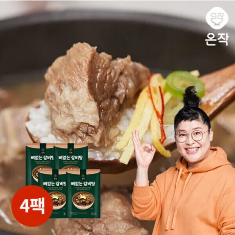 이영자 뼈없는 갈비탕 900g x 4팩 (3.6kg) 실온보관