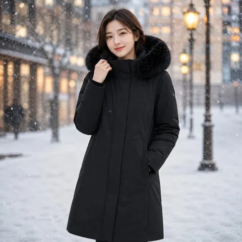네파 여성 고어텍스 구스 롱다운