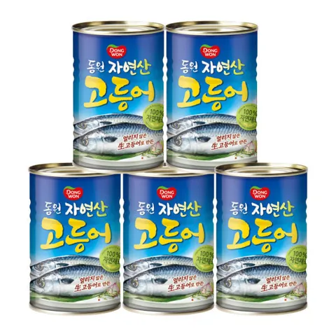 동원 자연산 고등어 300g 5캔