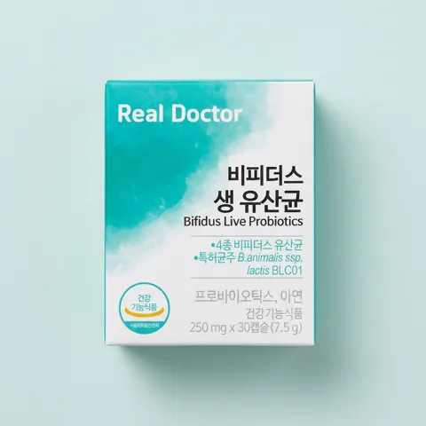 선착순특가) 리얼닥터 비피더스 생 유산균, 30캡슐, 3개