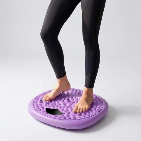 선착순특가) 뱃살안녕 발지압 스텝보드, 퍼플, 35cm, 1개