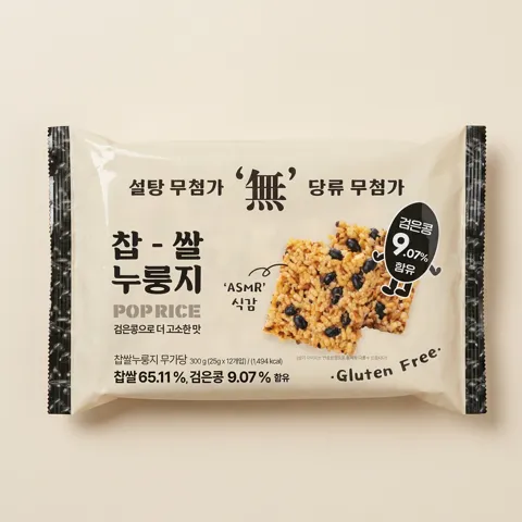 선착순특가) 찹쌀누룽지 무가당, 300g, 5개