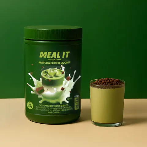선착순특가) 밀잇 식단관리 단백질 쉐이크 말차초코쿠키맛, 560g, 1개