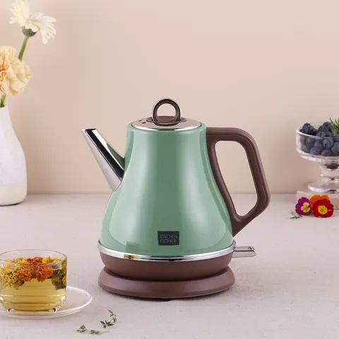 선착순특가) 키친플라워 테티 전기포트, KEK-DJ125, 그린, 1.2L, 1개