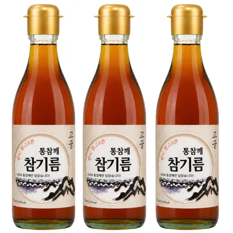 선착순특가) 고궁 통참깨 참기름, 350ml, 3개