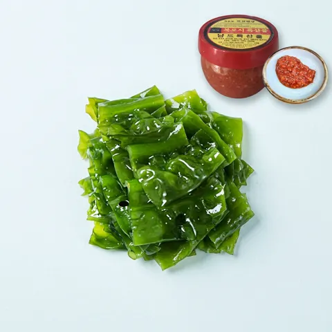 선착순특가) 완도 염장 쇠미역 곰피, 3kg, 1개 + 갈치속젓, 100g, 1개
