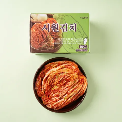 선착순특가) 시원밥상 배추김치, 10kg, 1박스