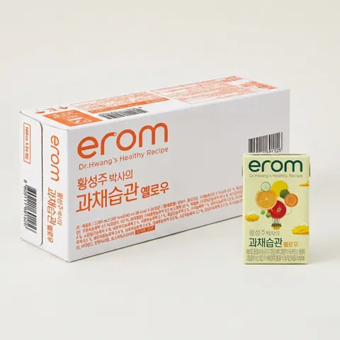 선착순특가) 이롬 황성주박사의 과채습관, 옐로우, 140ml, 24개