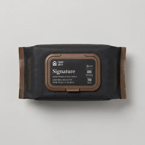 PICK) 숨 시그니처 물티슈, 63gsm, 70매, 10팩