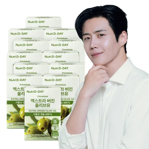 선착순특가) 뉴트리디데이 엑스트라 버진 올리브유, 1025mg, 30캡슐, 12개