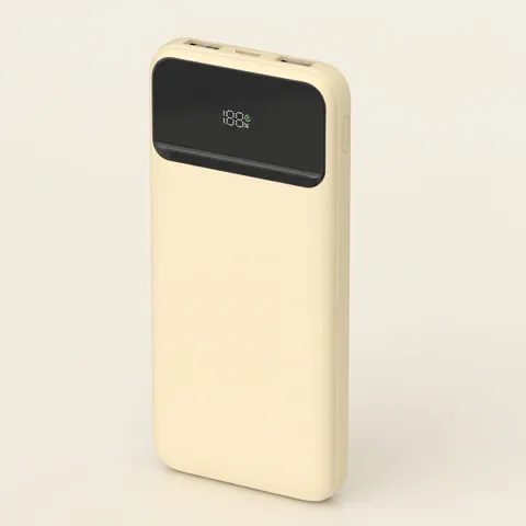 선착순특가) 이어맥 3포트 보조배터리 10000mAh PTPB-30, 옐로우, 1개