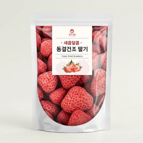 선착순특가) 굳드림 동결건조 딸기, 200g, 1개