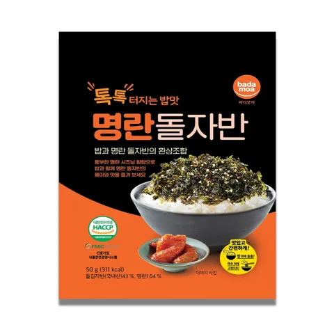 선착순특가) 바다모아 명란 돌자반, 50g, 10봉