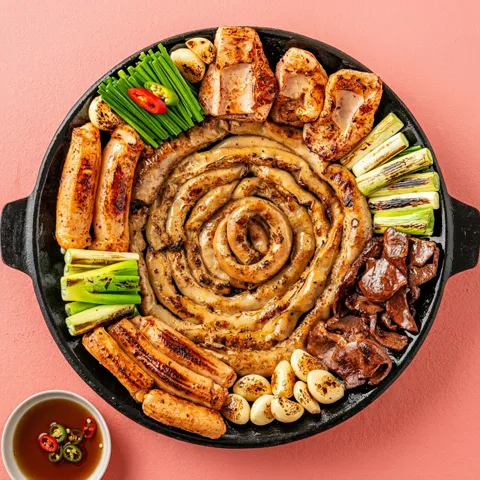 선착순특가) 소곱창 160g, 2개 + 소막창, 200g, 2개 + 참소스, 4팩, 1세트