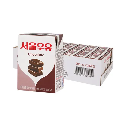 서울우유 초코 멸균우유 200ml x 24입 (1박스)