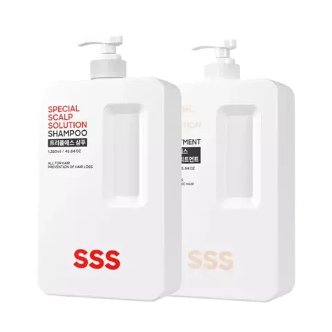 트리플에스 대용량 비오틴 약산성 탈모샴푸 1350ml+트리트먼트1350ml