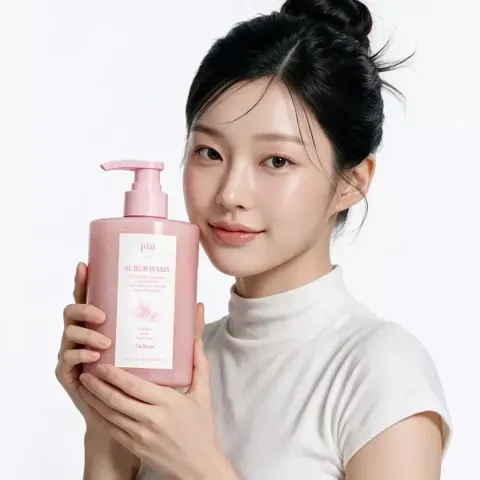 비타글로우 수분광채 스크럽 바디워시 멜로즈 500ml 2개