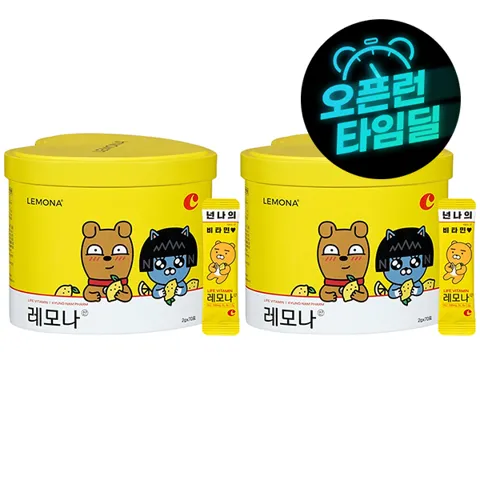 경남제약 레모나산 비타민C 70포_카카오프렌즈 2개