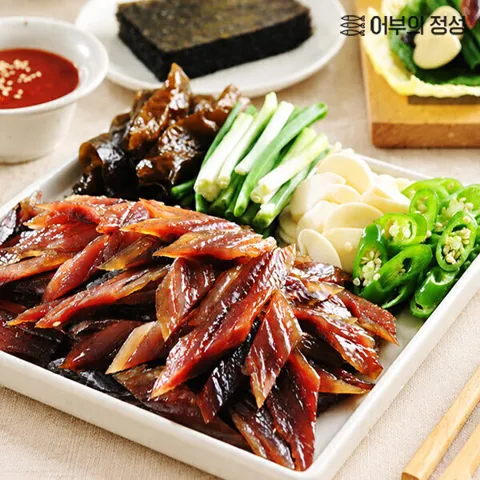 덕장직송 햇과메기 완전손질 5미 10쪽+야채세트(진공포장) 26년10월작업 햇과메기