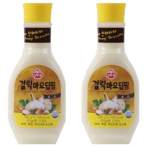 오뚜기 갈릭마요 딥핑소스, 240g, 2개