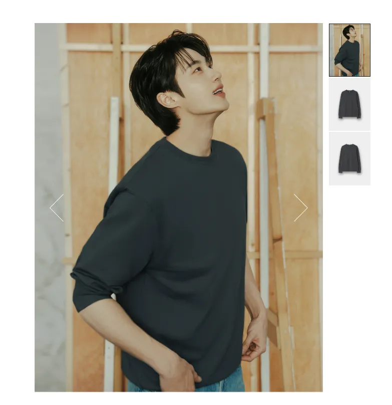[공식홈] 지오다노 베이직 맨투맨 (11,000원/무료)